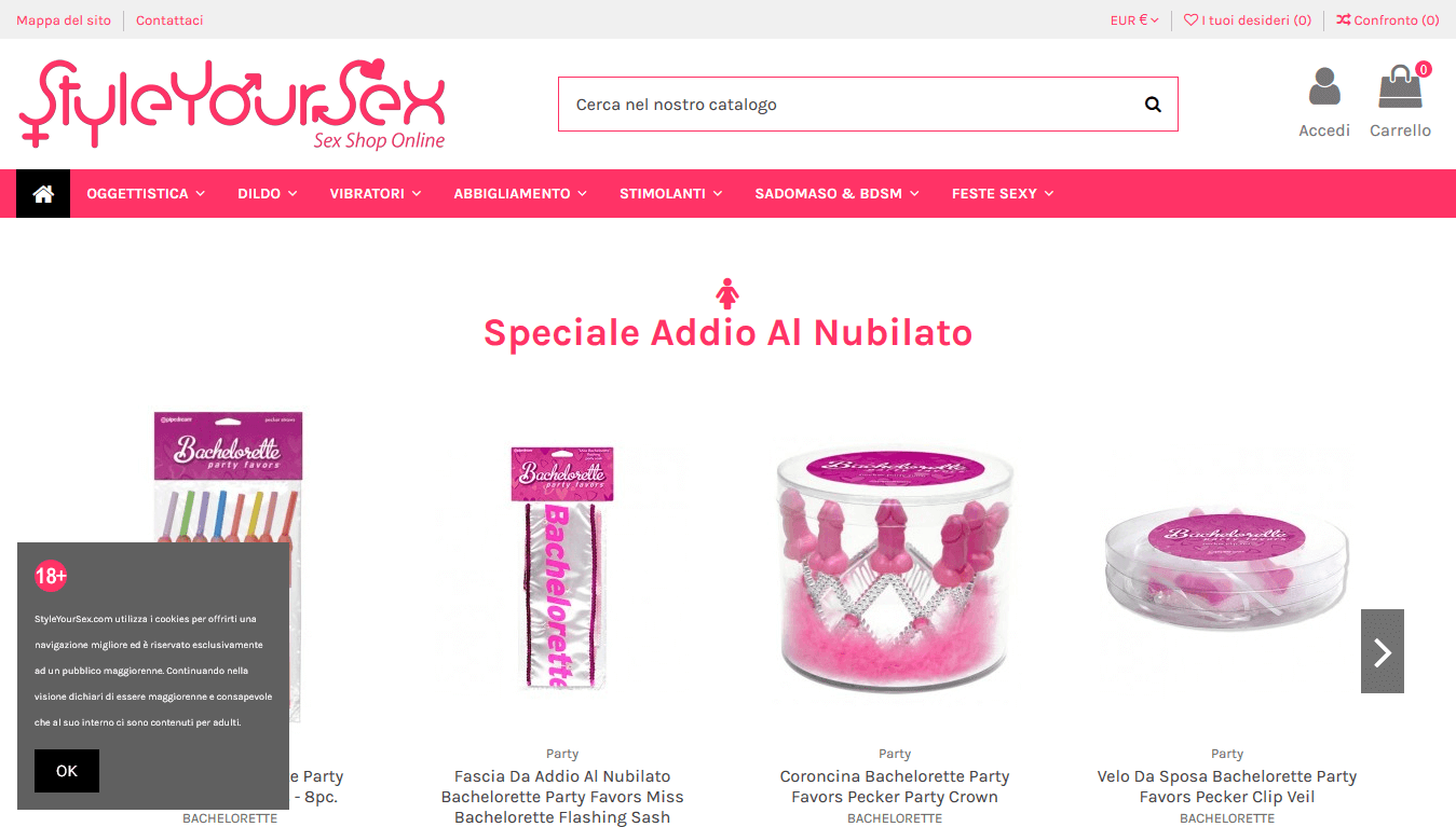 Il Tuo Sexy Shop Online Anonimo - StyleYourSex.com